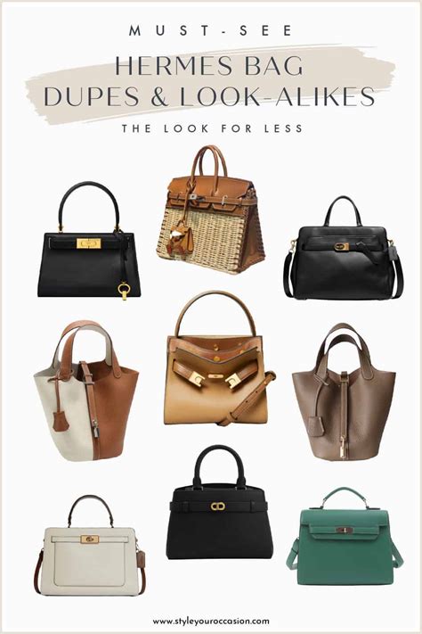 brands under hermes|Hermes bag look alike.